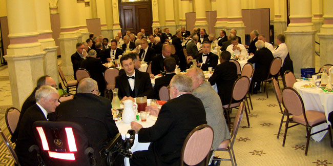 First from left: Bro. Nichols