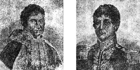 Gen. Achille Fontanelli e Gen Francesco Domenico Rusca