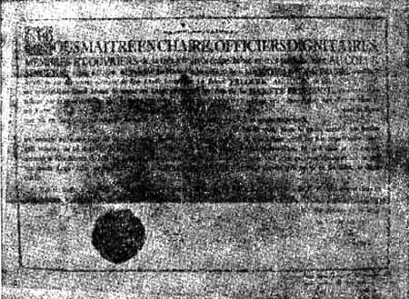 Diploma Massonico